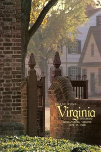 #2345 First Day Ceremony Program 25c Virginia Statehood Stamp - Picture 1 of 2