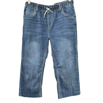 Pantalones de mezclilla Levi’s Youth XL cintura elástica cordón azul medio Foto 1 de 4