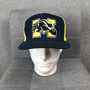 Michigan Wolverines Hat Cap Snap Back NCAA Football College Vault Adidas Mens - Picture 1 of 9
