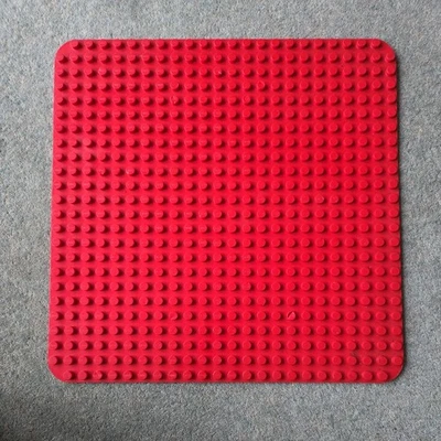 Lego Duplo Large Red Base Board  Baseplate 24 x 24 studs in size Genuine - image 1 of 2