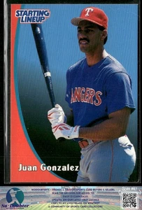 1998 Kenner Starting Lineup Cards #NNO Juan Gonzalez Texas Rangers 4.2C - Picture 1 of 2