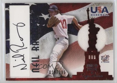 2007 USA Baseball National Jersey & Signature Black Ink /295 Neil Ramirez Auto - Image 1 of 2