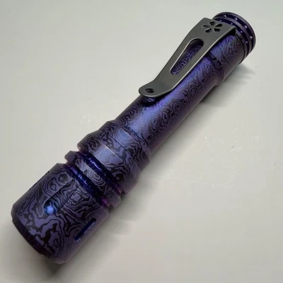 Reylight LANApple AA 14500 Titanium Anodized Flashlight - Image 1 of 4