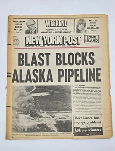 Explosion d'un pipeline NY post-Alaska - 1977 - JOURNAL COMPLET - Photo 1/5