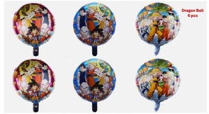 š 6 pcs DRAGON BALL Z SUPER Party Balloons ā 18" Anime Birthday Decoration Set - Picture 1 of 4