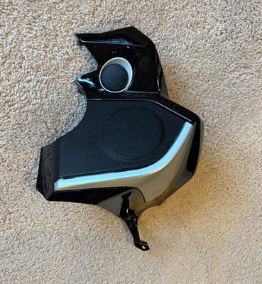 ** Cubierta de rejilla de altavoz negro brillante BMW K1600 GT GTL B GA *DERECHA ** Foto 1 de 4