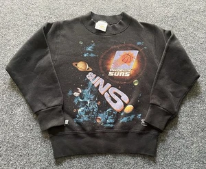 Vintage 90s Phoenix Suns Sweater Galaxy Space NBA Kids Boys Youth 6 - 8 Rare - Picture 1 of 7