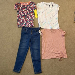 NEW With Tags lot Of 4 Champion, Dip, Cat Jack Tops And Pants Size Small 6-7 - Picture 1 of 11