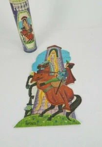 Vintage RAPUNZEL Jigsaw Puzzle HG Toys Antique Canister 50 Pieces 14" High - Picture 1 of 5