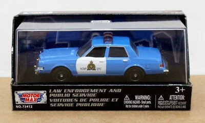 Motormax  73412 1:43 O Scale 1983 Dodge Diplomat RCMP  Mint/ Box - Image 1 of 3