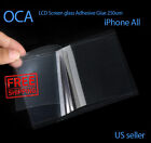 Feuilles de film adhésif optique transparent OCA 250um pour iPhone vendeur américain