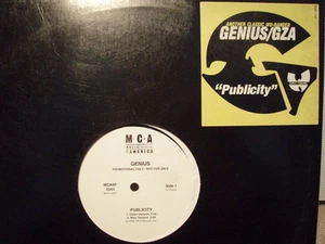 GZA / GENIUS - PUBLICITY (12")  1999!!!  RARE!!!  WU-TANG CLAN!!! - Picture 1 of 1