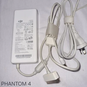 DJI Phantom 4 Charging Adaptor 100 W Power Adaptor + AC Cable ( Genuine DJi ) - Picture 1 of 10