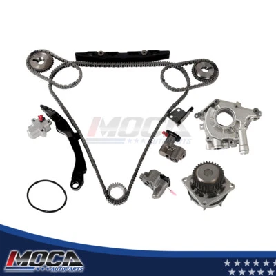 Timing Chain Kit w/ Water Oil Pump fit 02-08 Infiniti FX35 M35 Nissan Murano - Image 1 of 4