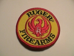 RUGER PHOENIX RIFLE PISTOL GUN HUNTING YELLOW & RED JACKET PATCH STYLE 1 NEW ! - Picture 1 of 1