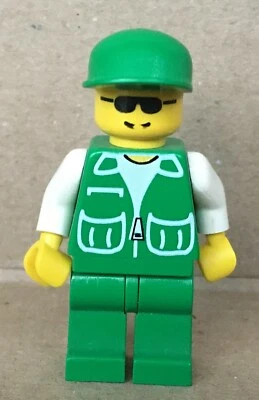 LEGO ®-Minifigur Town Jacket Green Sonnenbrille aus Set 6564 - pck020 - Bild 1 von 3