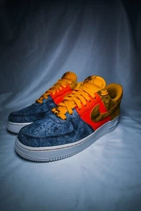 Nike Air Force 1 '07 LV8 Dark Sulfur Tie Dye CZ0337-700 Size 7 Mens 8.5 Womens - Picture 1 of 6