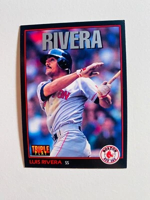 1993 DONRUSS TRIPLE PLAY #246 LUIS RIVERA NM-MT MLB BASEBALL CARD - Image 1 of 2