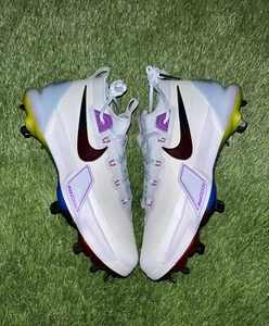 NIKE FORCE ZOOM MIKE TROUT 9 ELITE METAL BASEBALL CLEATS MID SIZE 8 NWOB - Picture 1 of 6