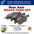 ADL Blueprint REAR AXLE BRAKE PADS for CHRYSLER CROSSFIRE Roadster 3.2 2004-2008