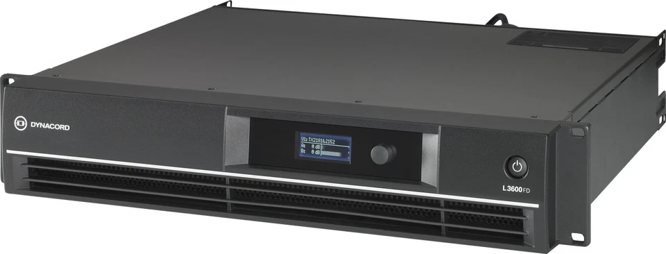 Dynacord L3600fd 2x1800 Watt DSP Stereo Power Amplifier