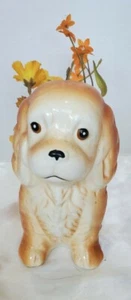 VINTAGE COCKER SPANIEL DOG PLANTER BY BRINNS - Picture 1 of 10