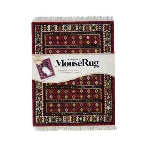 FiberLok Mouse Rug Pirot Carpet South-West Serbia Balkans 7"x10.25" USA Made - Image 1 of 1
