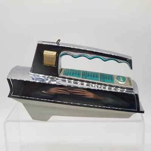 Vintage Sunbeam MixMaster Mixer Chrome Turquoise HDM-1 mix master  Handheld - Picture 1 of 12