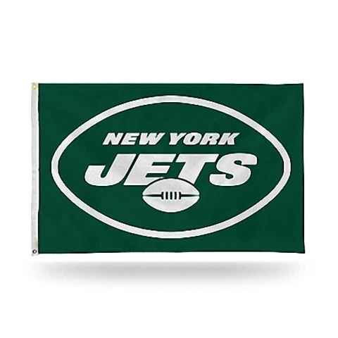 NFL New York Jets Huge 3'x5' Licensed Logo Flag / Banner - Free Shipping Cover