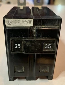 Schneidhammer E7819 Quicklag 35 Amp Leitungsschutzschalter 2-polig LR43556 Typ BA gebraucht - Bild 1 von 3