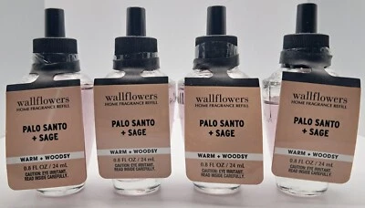 NEW! Bath & Body Works Palo Santo & Sage Wallflower Bulbs Set of 4 - Image 1 of 2