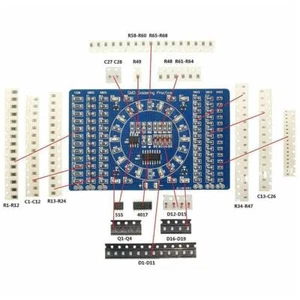 Kit SMD LED HÁGALO USTED MISMO con componentes de PCB de práctica de soldadura- - Imagen 1 de 10