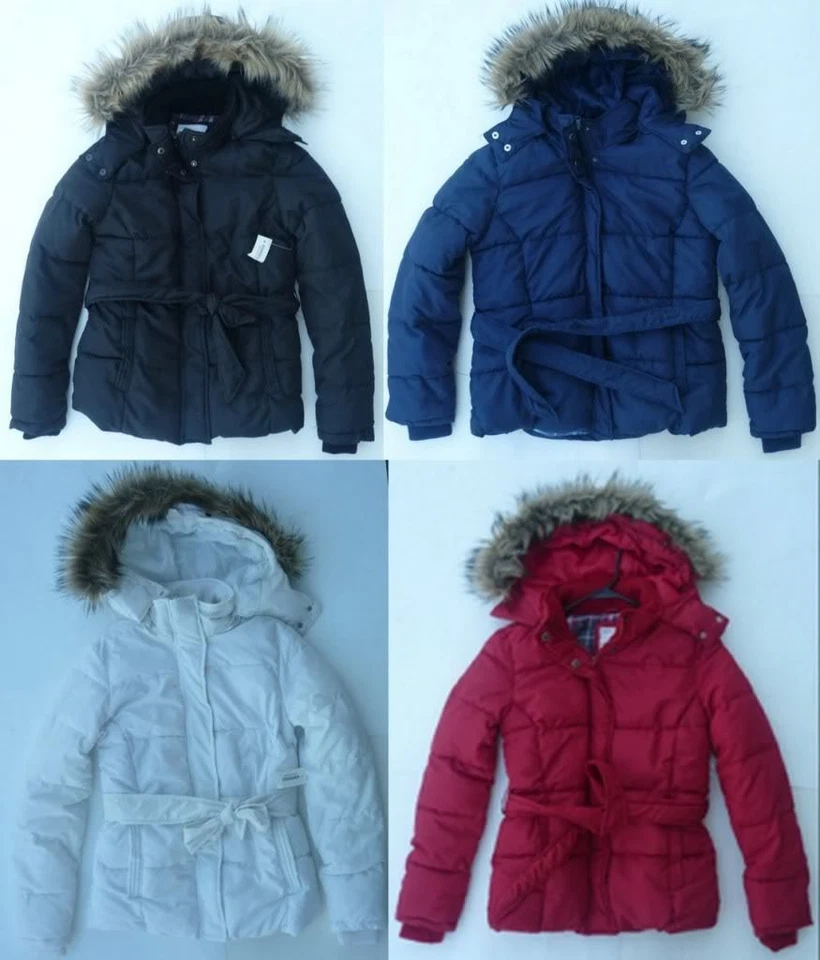 Womens AEROPOSTALE Belted Fur-Trim Puffer Coat Jacket NWT #8307 - Image 1 of 1