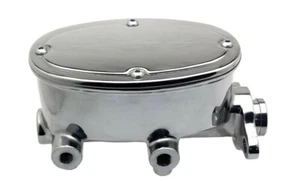 Cilindro maestro tándem ovalado de aluminio cromado (disco/disco) 260-8559-cromo - Imagen 1 de 8