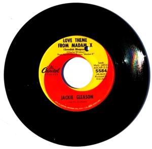 JACKIE GLEASON - Love Theme From Madam X / One Of Those Songs - 45 Capitol 5584 - Imagen 1 de 4