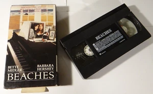 Beaches - Bette Midler Barbara Hershey Garry Marshall VHS Movie 1988 VG-EX! - Picture 1 of 4