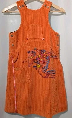 Vestido Jersey Oilily Niñas Adorable Naranja Pana Talla 10 140 *¡Súper RARO!* Foto 1 de 4