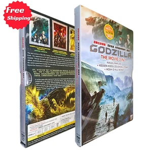 DVD Godzilla The Movies 3 in 1 Kaijuu Wakusei+Kessen Kidou+HoshiO Kuu Mon EngDub - Imagen 1 de 7
