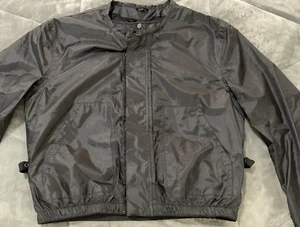 XElement Mens Black Polyester Motorcycle Jacket Zip Out Liner Size Large - Picture 1 of 10