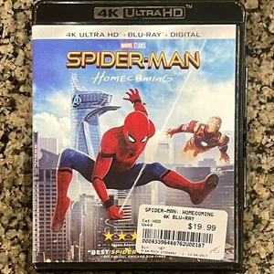 Spider-Man Homecoming 2017 Marvel Studios 4K Ultra HD +Blu-Ray + Digital PG13 - Imagen 1 de 8