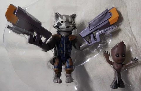 2022 MARVEL TOYBOX DISNEY/GUARDIANS OF GALAXY Loose ROCKET/GROOT 5" Figure NEW Cover