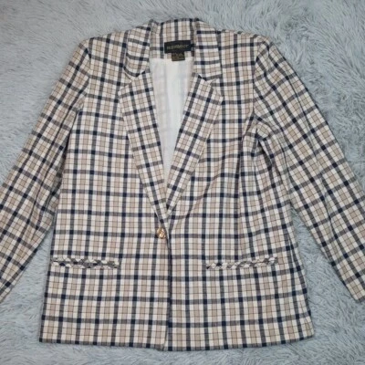 Chaqueta Blazer Requirements Mujer 10 Mezcla Lino Bolsillos Informal Cómoda Foto 1 de 4