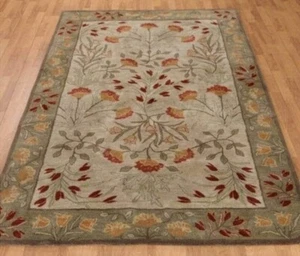 Oriental or Oushak Thick Retro Area Rug New Style Hand Tufted 100% Authentic Rug - Picture 1 of 11
