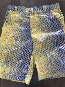 REEL LEGENDS Boys Fishing/Swimming Shorts, Size Large, snakeskin design, dc7 - Picture 1 of 3