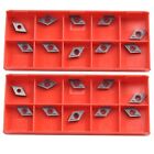 20PC DCMT21.51 DCMT070204 VP15TF Carbide Inserts For Lathe Turning Tool Holder