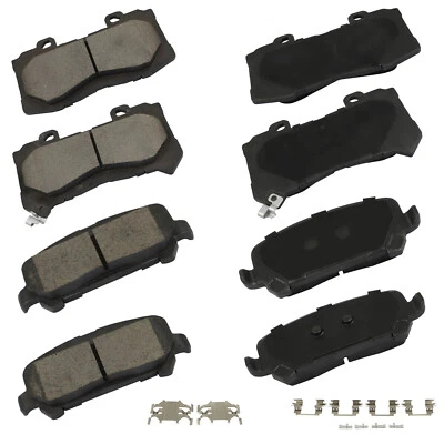Front Rear Ceramic Brake Pads 8pcs for Chevy Colorado GMC Canyon 2015 2016-2020 Foto 1 de 4