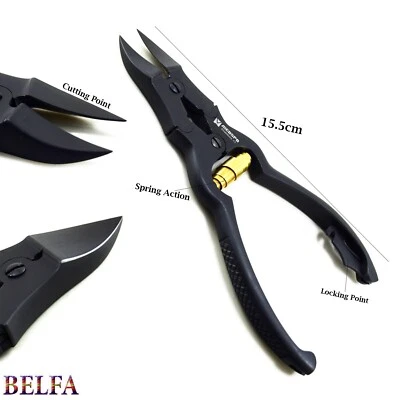 BEADEN® INSTRUMENTS Schwerlast ältere harte freitragende Nagelschneider Federwirkung Verriegelung Haarschneidemaschine