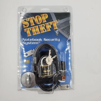 Qualtec Notebook Security System Kit # 06414 Cable Lock Key Lock - Image 1 of 4