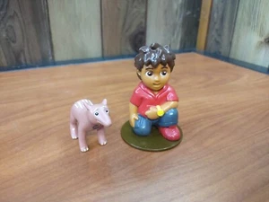 Figura tapir Go Diego Go Nickelodeon Decopac 2010 decoraciones juguete arrodillado 3" - Imagen 1 de 3