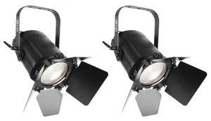(2) Chauvet DJ EVE F-50Z LED Fresnel DMX White D-Fi Spot Lights, w/ Manual Zoom - Picture 1 of 8